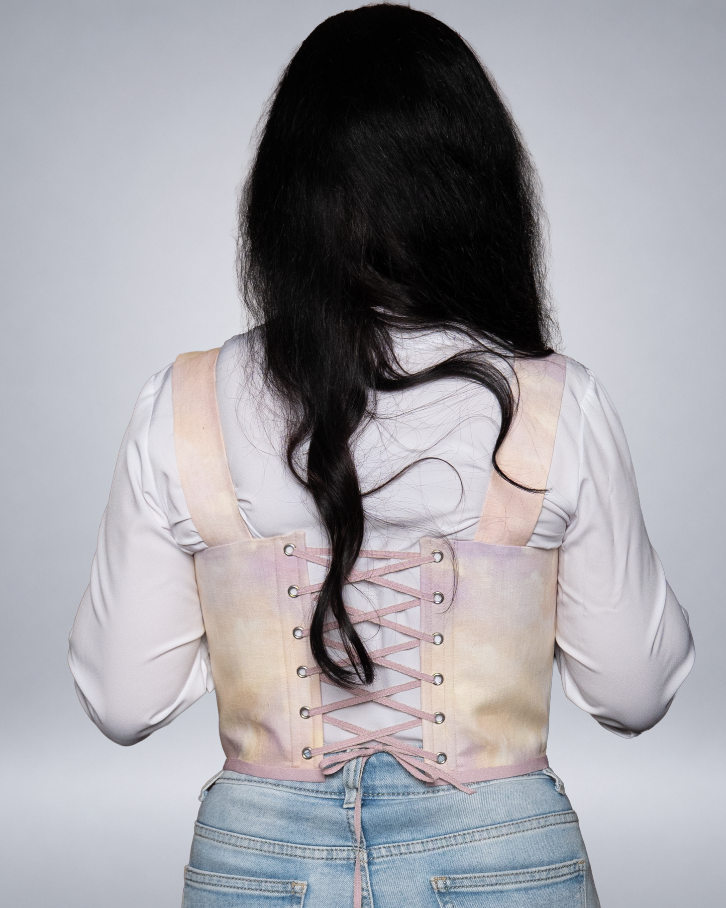 Cupid and Psyche Linen Corset