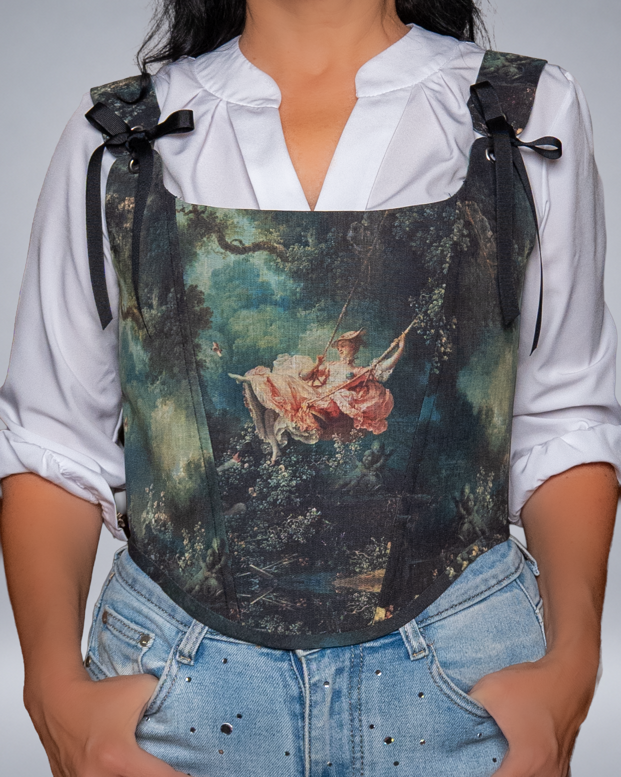 Fragonard The Swing Linen Corset