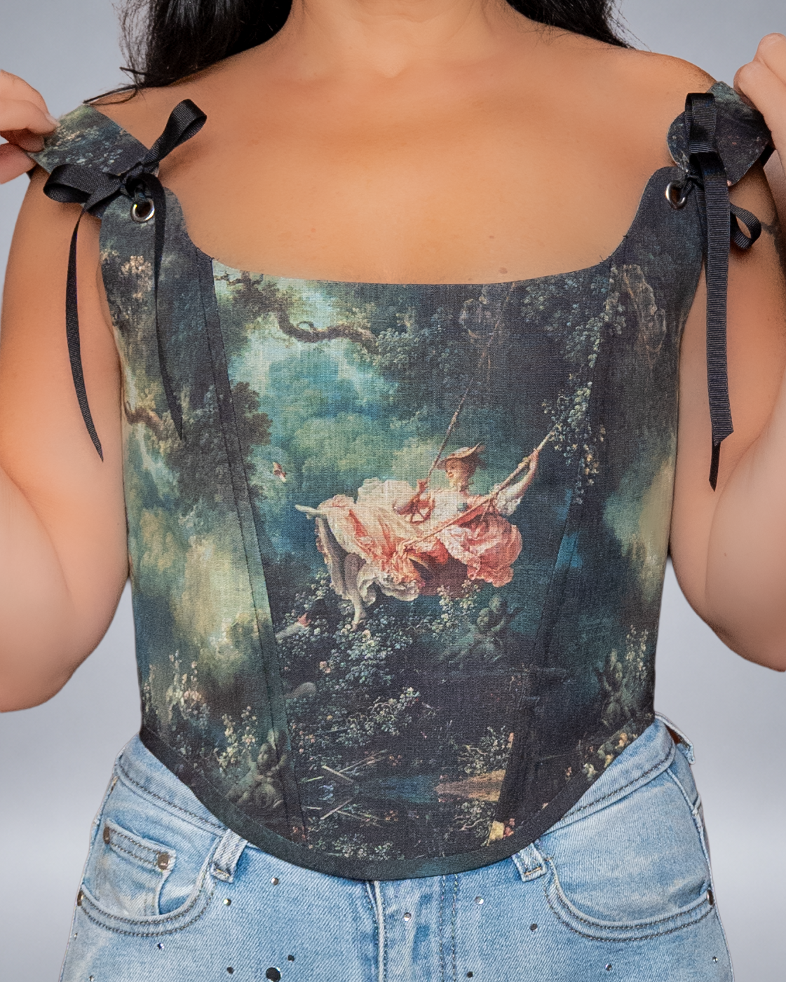 Fragonard The Swing Linen Corset