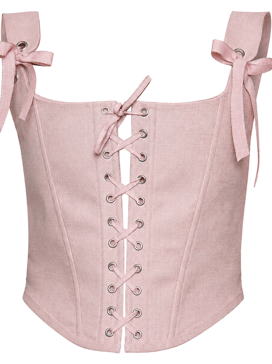 Corset Top Pink